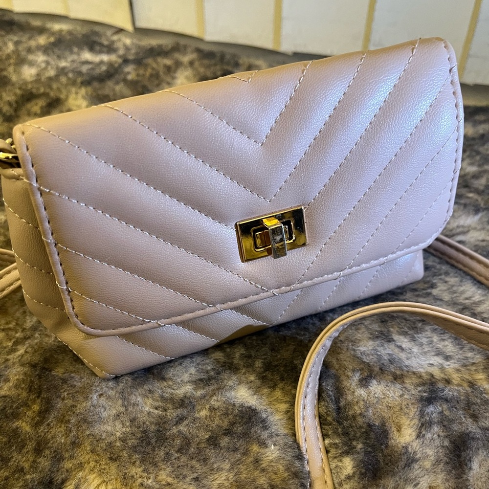 Beautiful Beige Mini Bag —Great Condition!